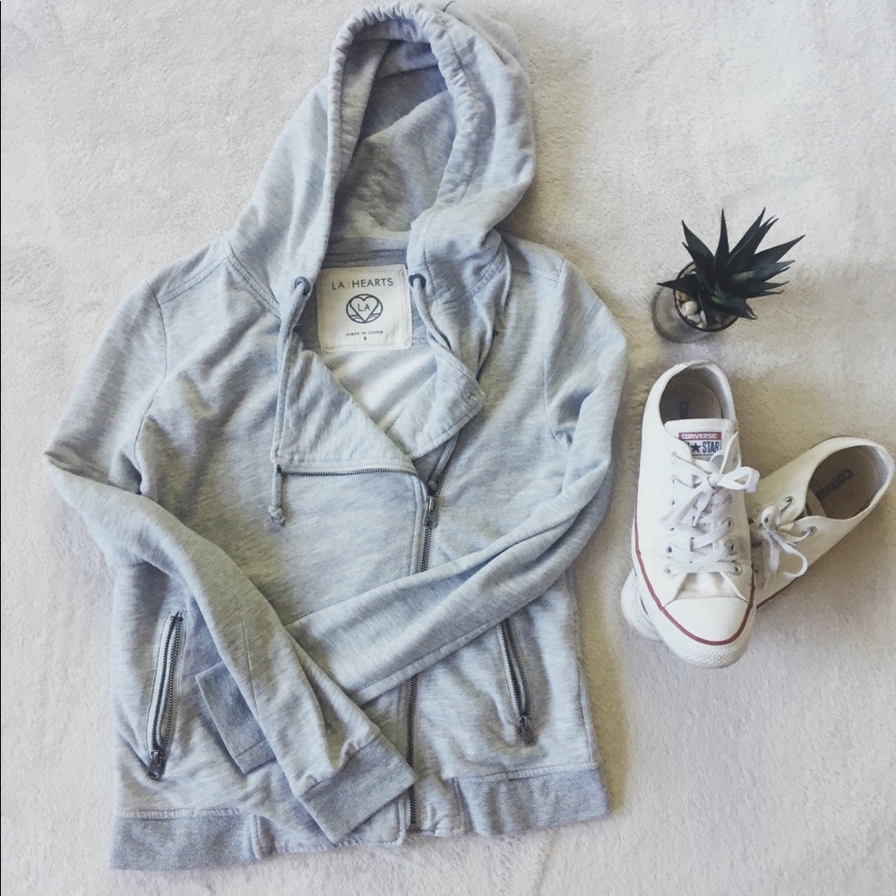 LA Hearts Women’s Moto Sweater S